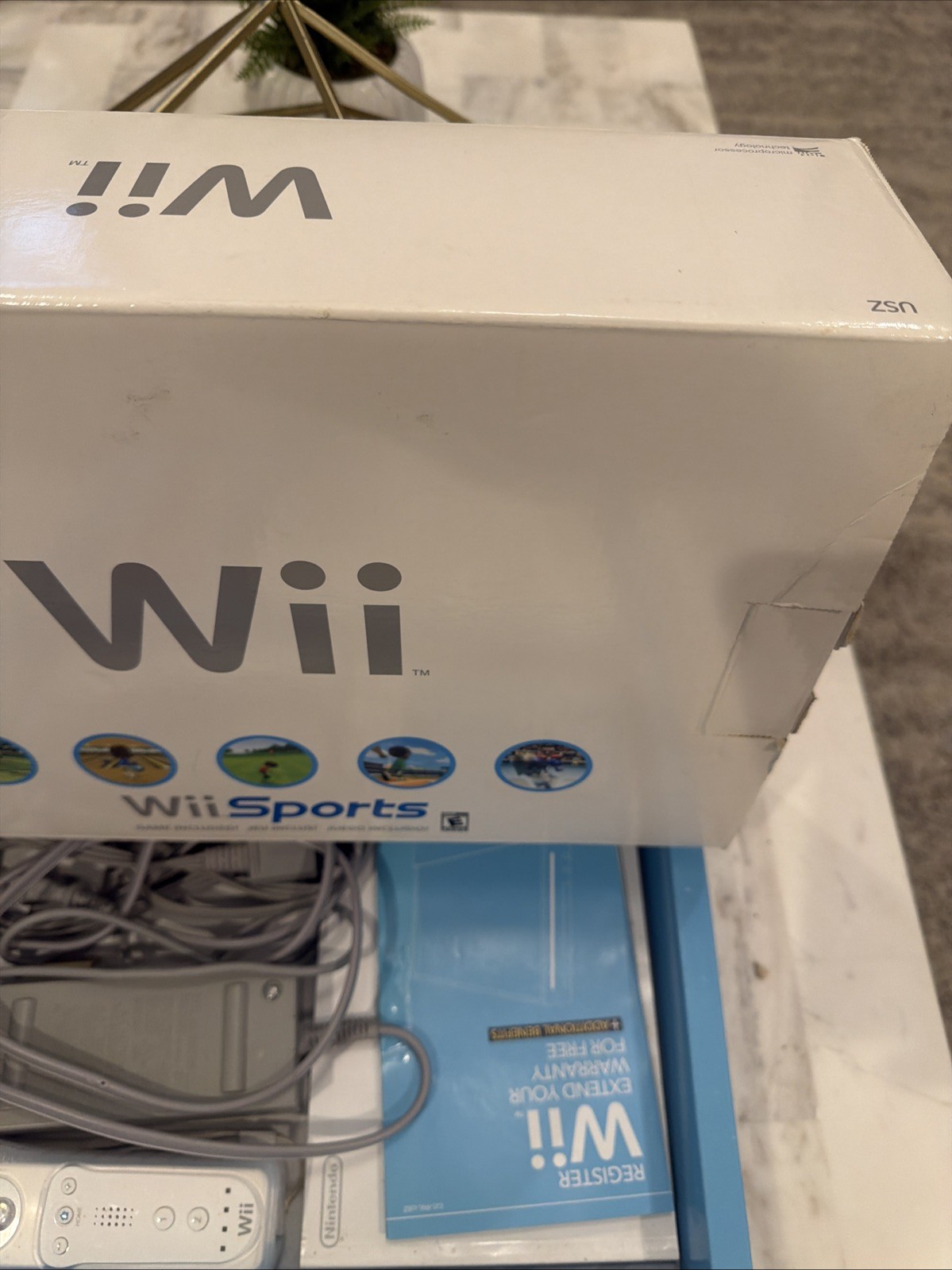 Nintendo Wii Console CIB GameCube Compatible Wii Sports Game Tested Complete