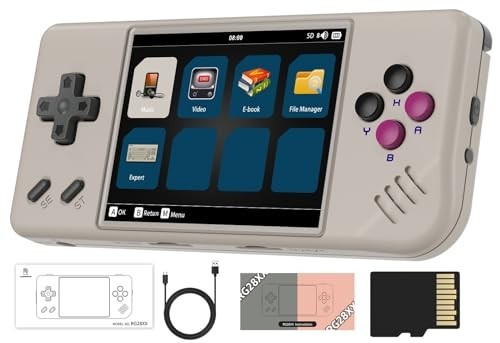Retro Handheld Game Console, 2.83″ IPS Screen, 5516 Games, 32GB TF Card, TV Outp
