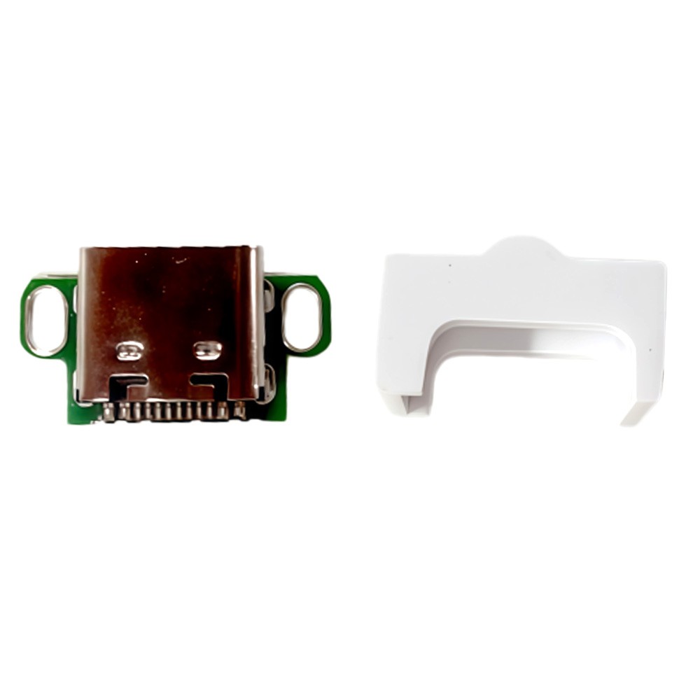 Fit For Gameboy Advance SP GBA SP USB-C Charging Audio Port Mod White Insert NEW
