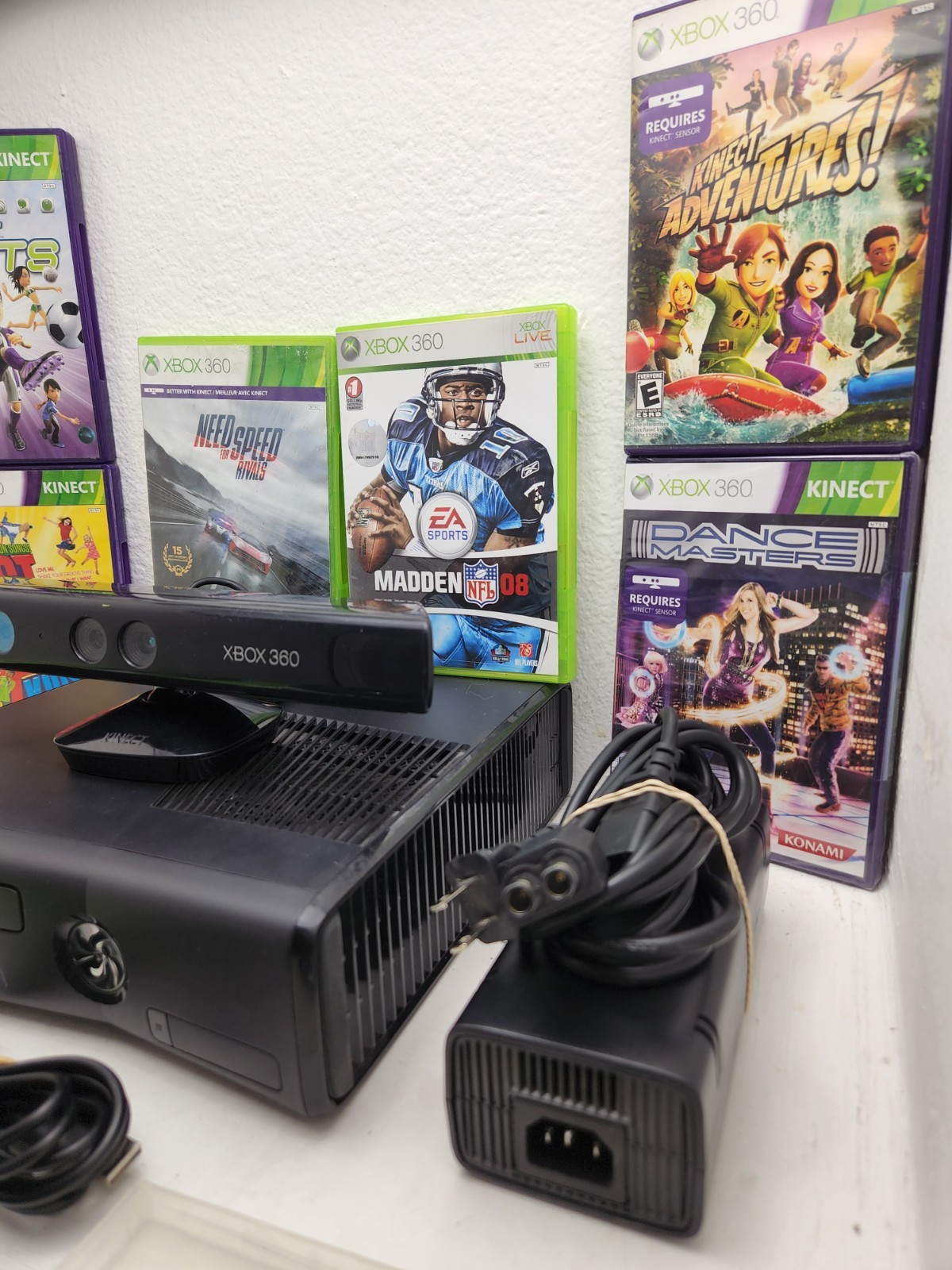 Microsoft xbox 360 slim console w/ kinect bundle – Tested