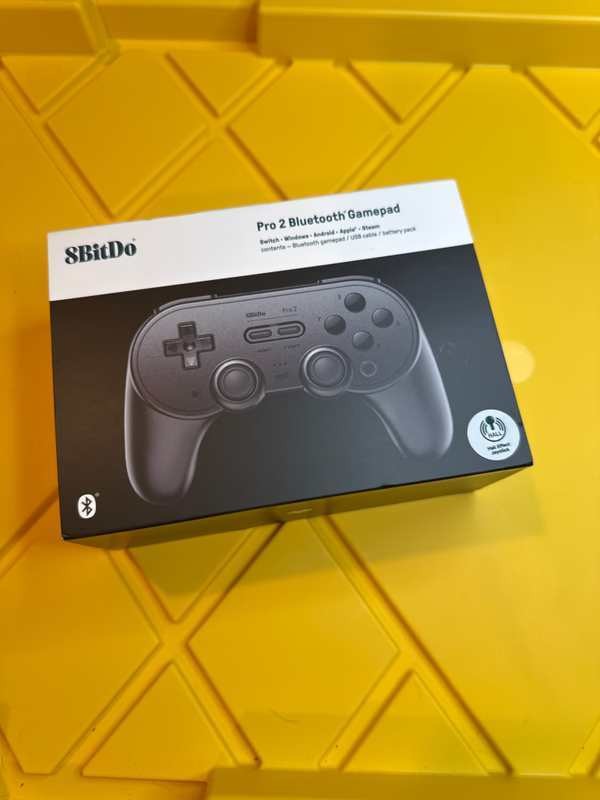 8BitDo Pro 2 Bluetooth Controller for Switch/Switch 2, (Black Edition), MSRP $49