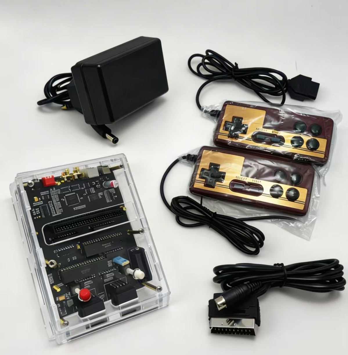 FC Famicom Console with NESRGB • RGB/S-Video/AV Out • Original CPU & PPU