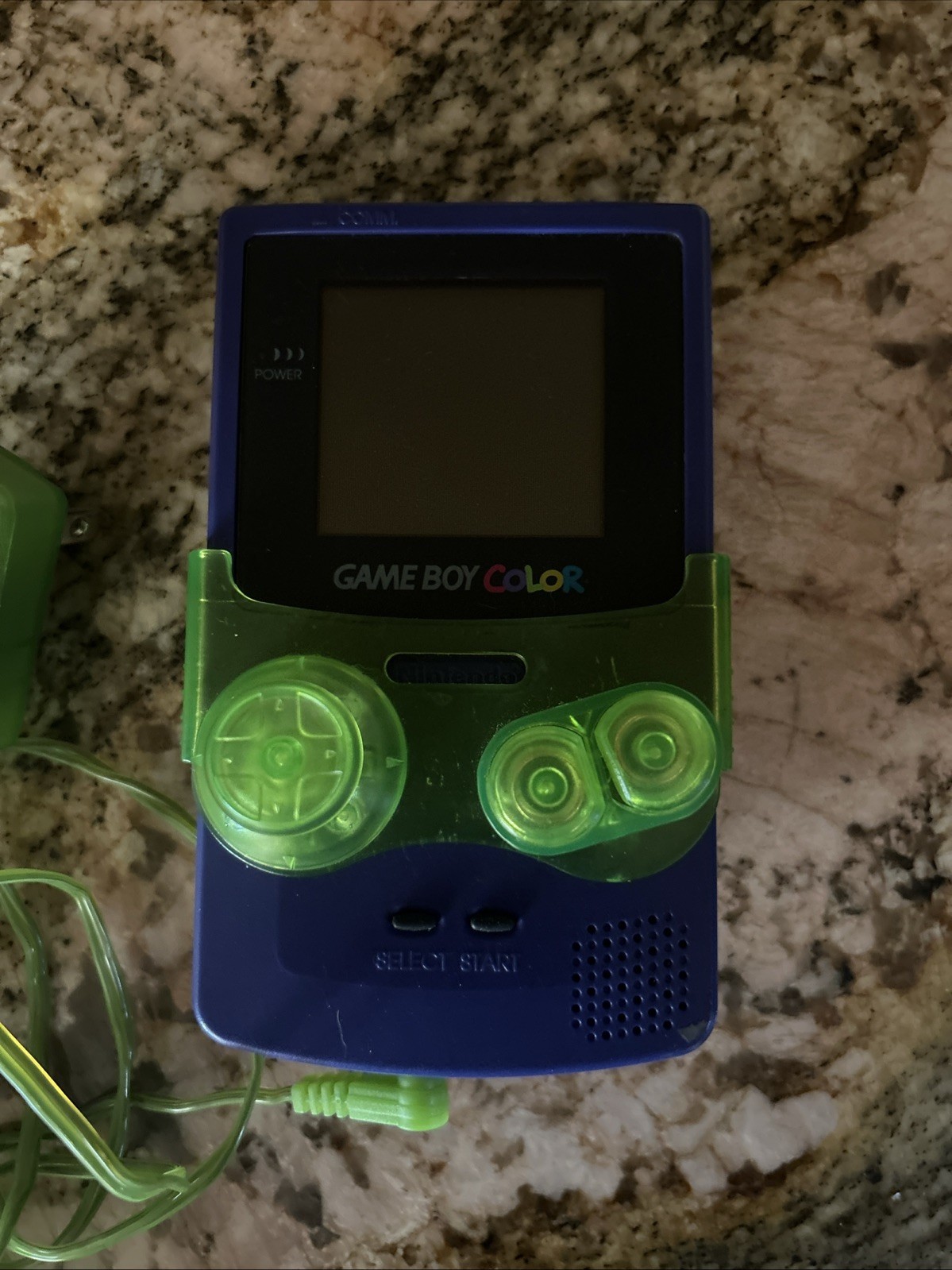 Game Boy Color Purple Game Console