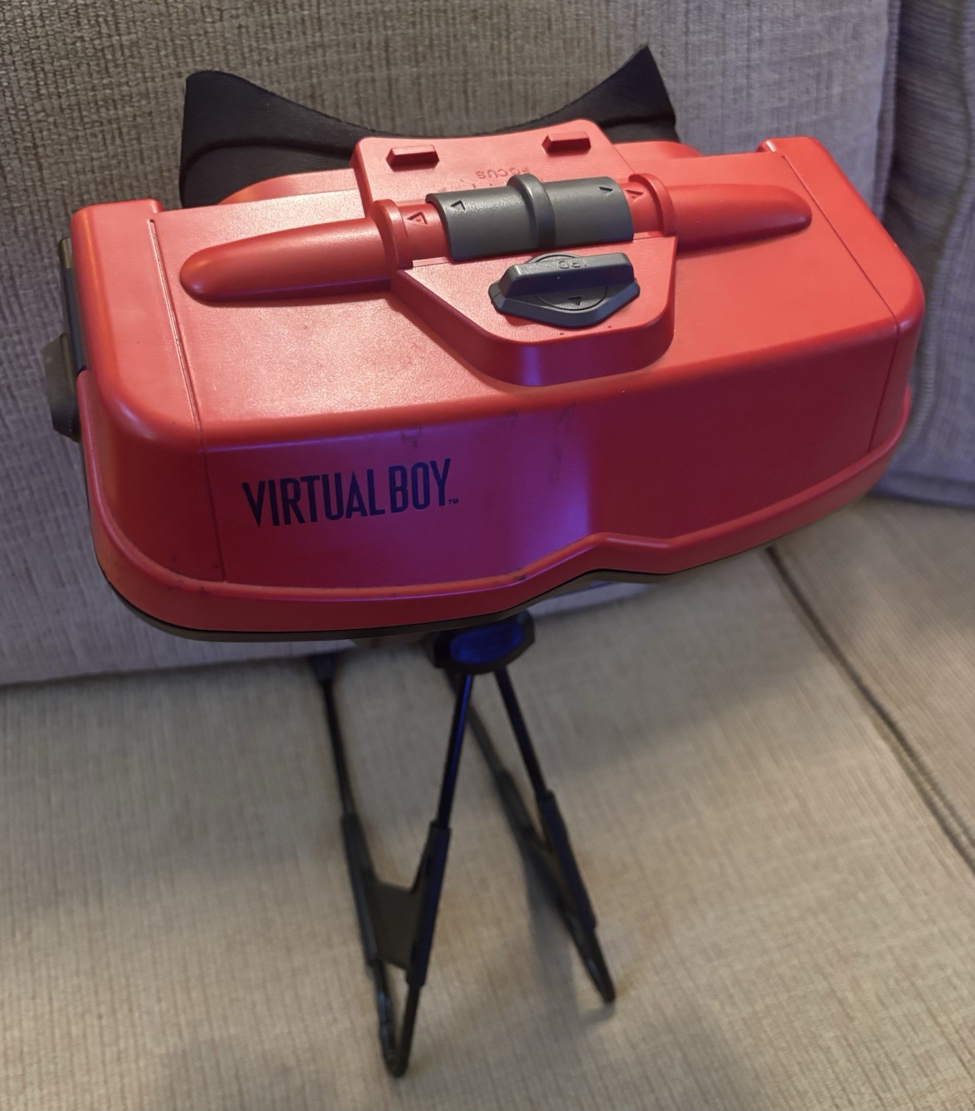 Nintendo Virtual Boy Console and Mario Tennis Bundle Tested & Working Excellent