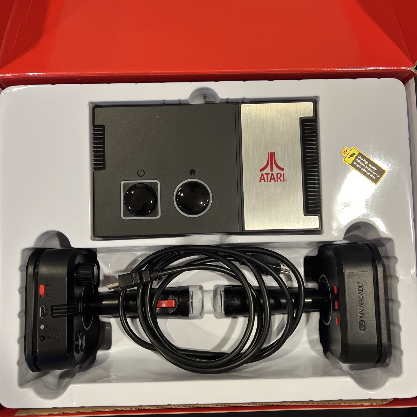 My Arcade Atari GameStation Pro HDMI Console Games 7000 – 2 Wireless Controllers