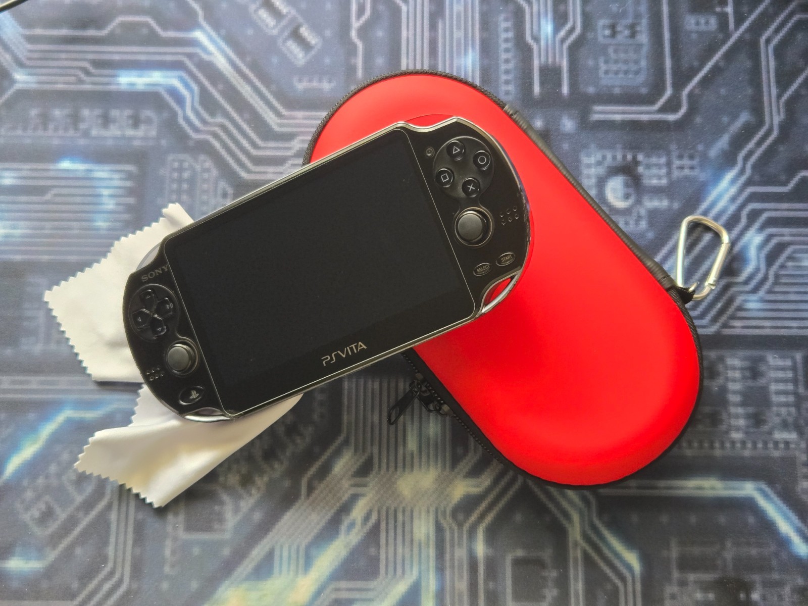 Sony PlayStation PS Vita 3G 1101 1000 OLED – USB-C Port Upgrade + 128gb PSVSD