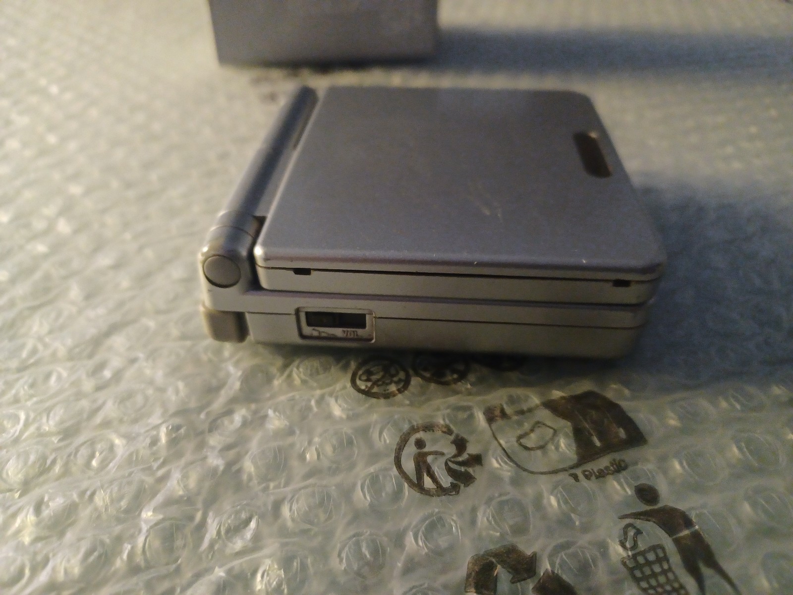 Nintendo Gameboy Advance SP GBA SP Silver/Silver