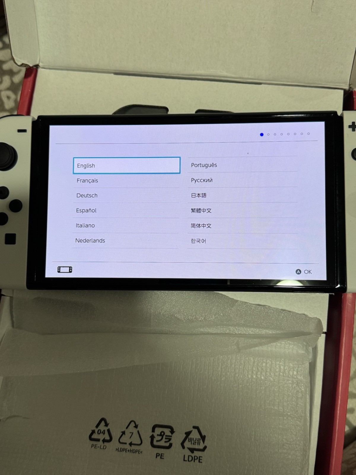 Nintendo Switch OLED 64GB White Joy-Con $399