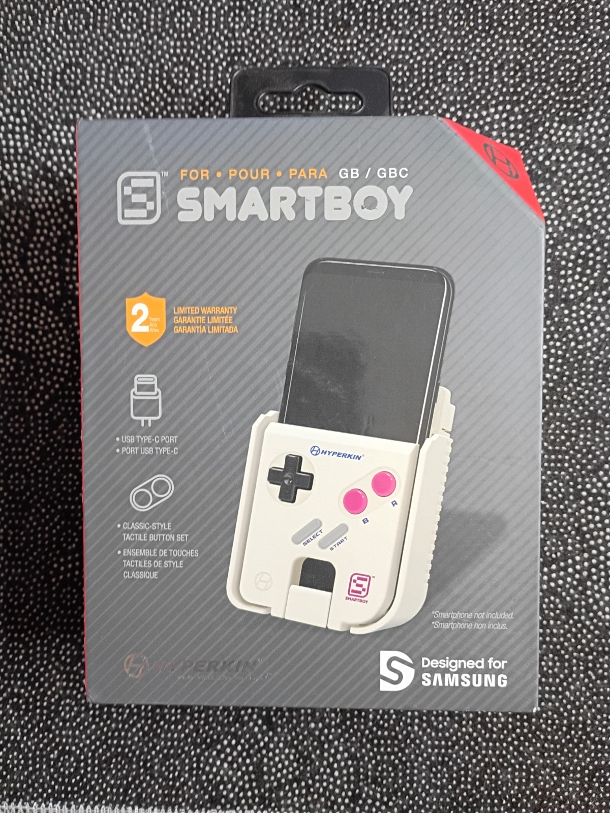 Hyperkin Smartboy Player (Game Boy & Game Boy Color) for USB Type C Samsung NOB