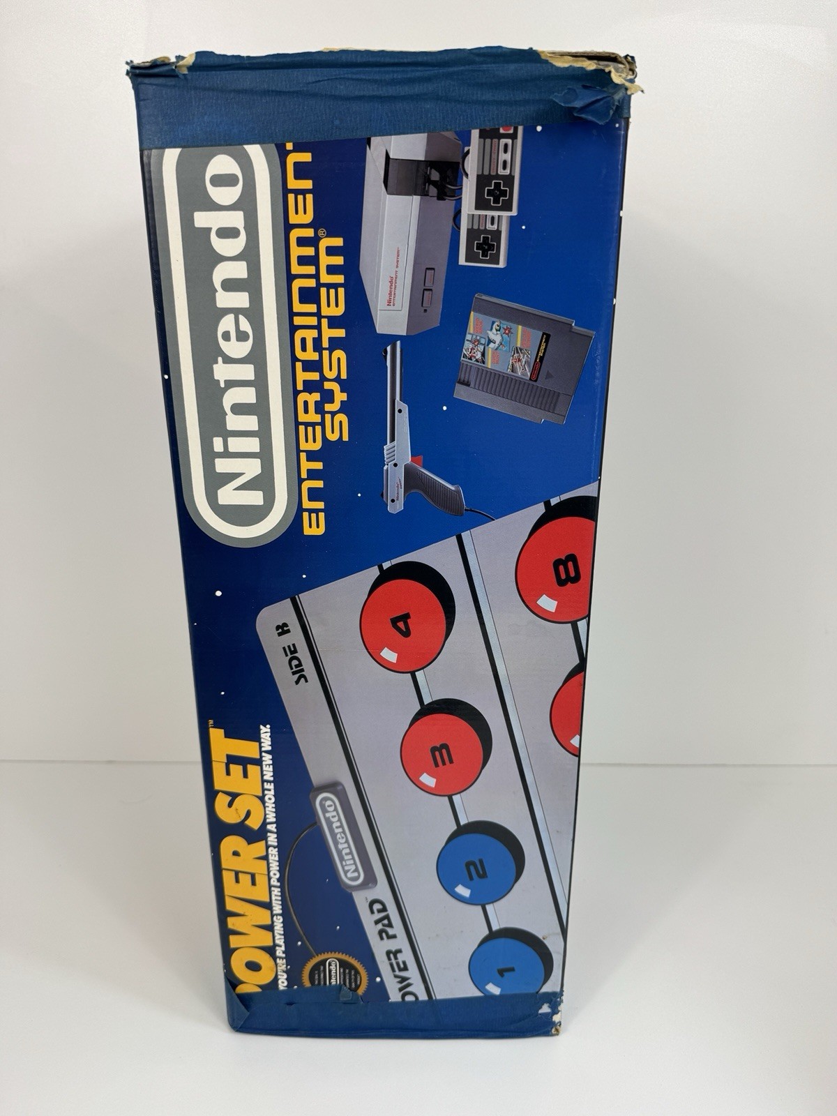 Nintendo NES Power Set Box Console Zapper Foam Inserts Tested No Power Pad