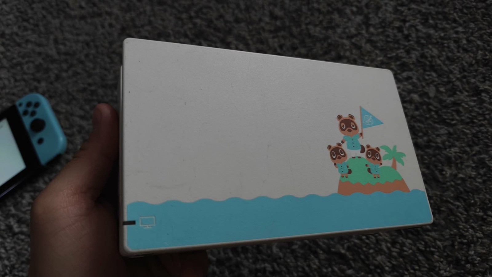 Nintendo Switch Animal Crossing Edition W/ 512GB SD Card&Controller- TESTED