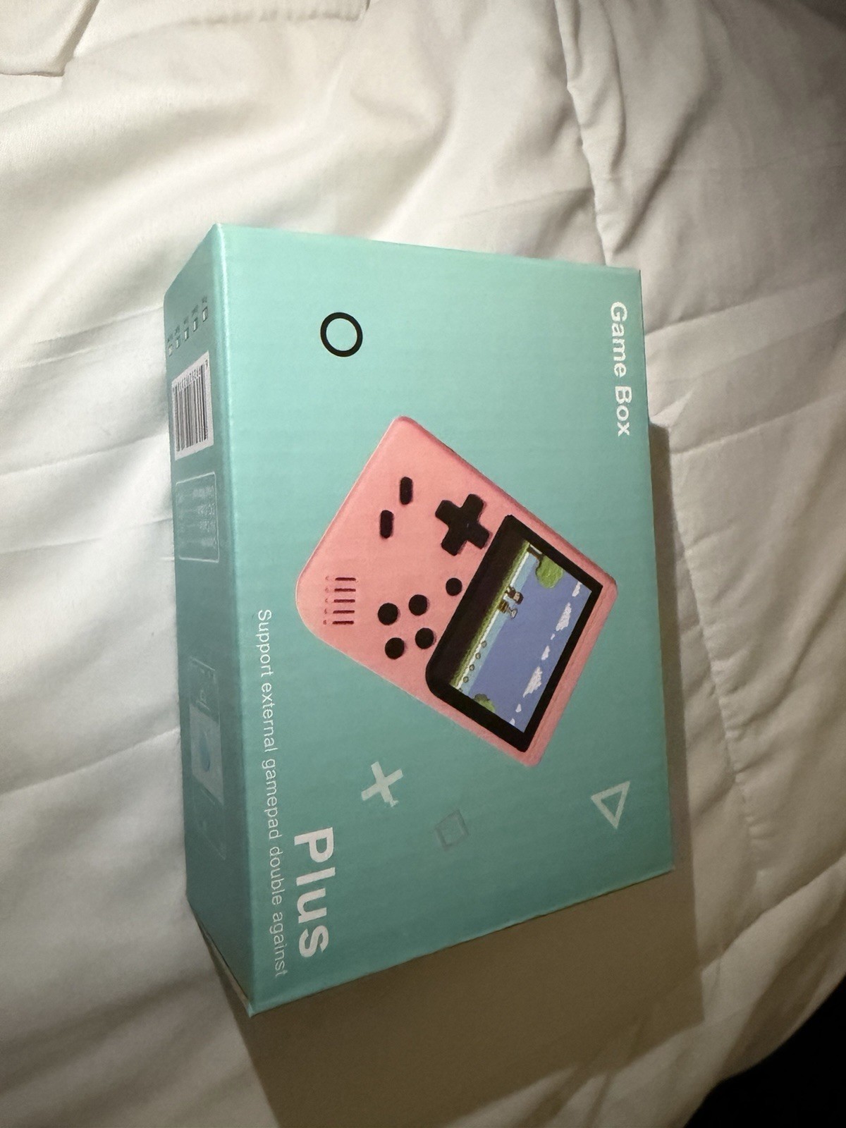 Game Box Plus Handheld Console Retro Gaming System 400 Preloaded Games In Blue