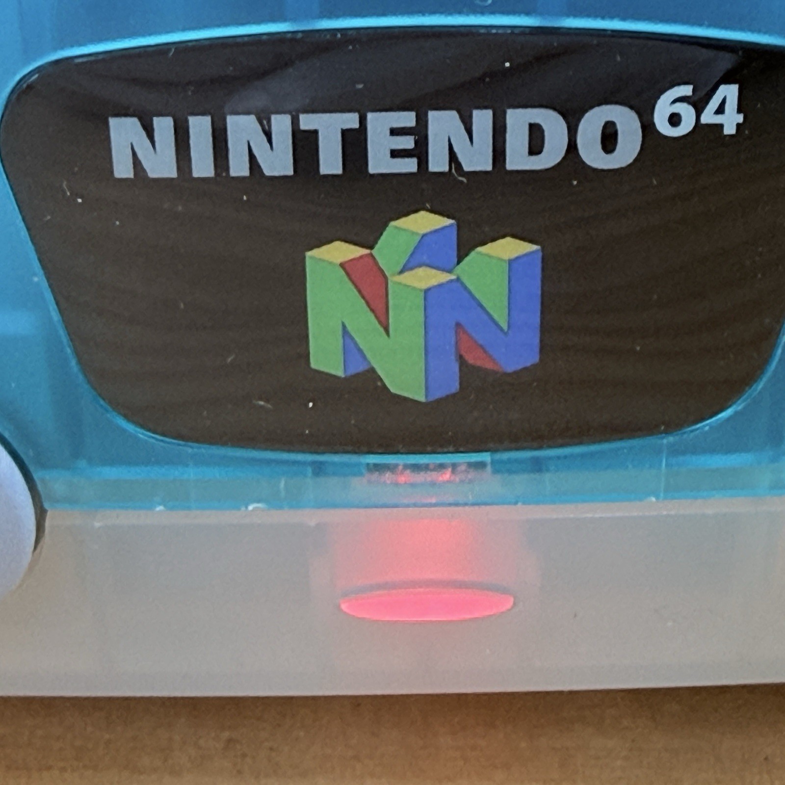 Nintendo 64 Clear Blue Console Controller AC Adapter Set Tested Used Japan