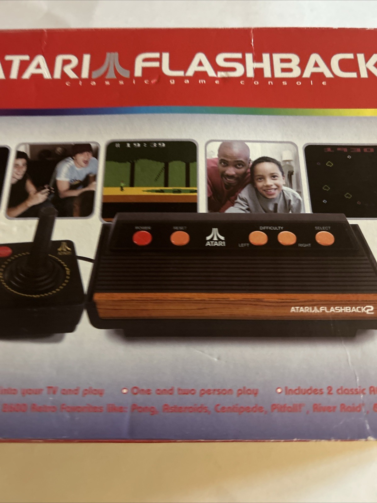 Atari Flashback 2 Console System Complete/ Tested Working!