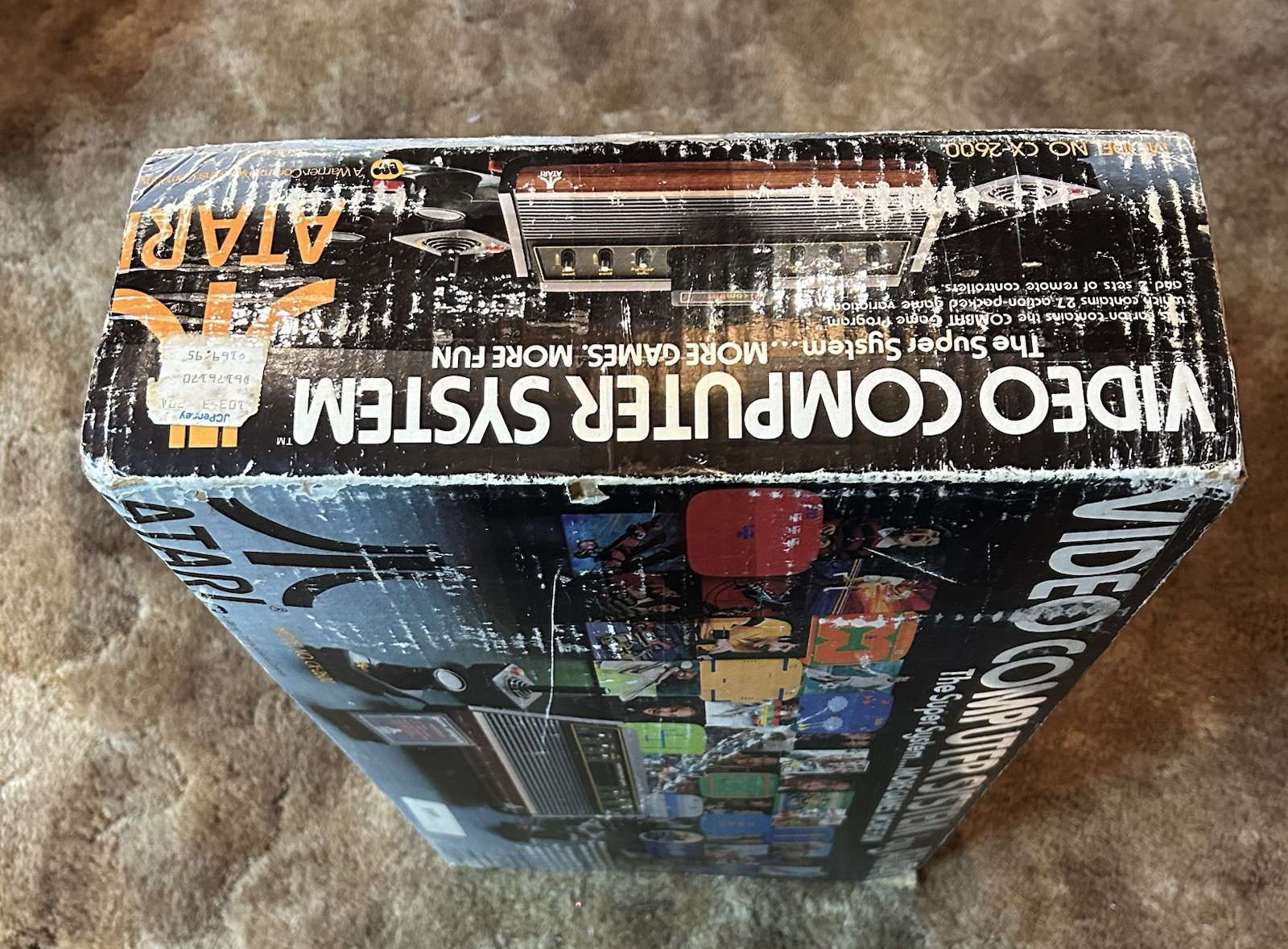 Atari 2600 CX-2600A SYSTEM CONSOLE in BOX & CONTROLLER “Untested Unit”