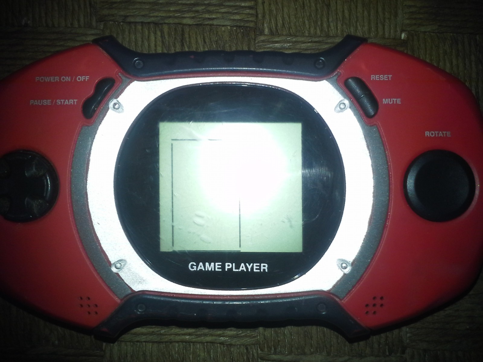Game Player-Portable-Classic Video Game Console-Hand Held-Red