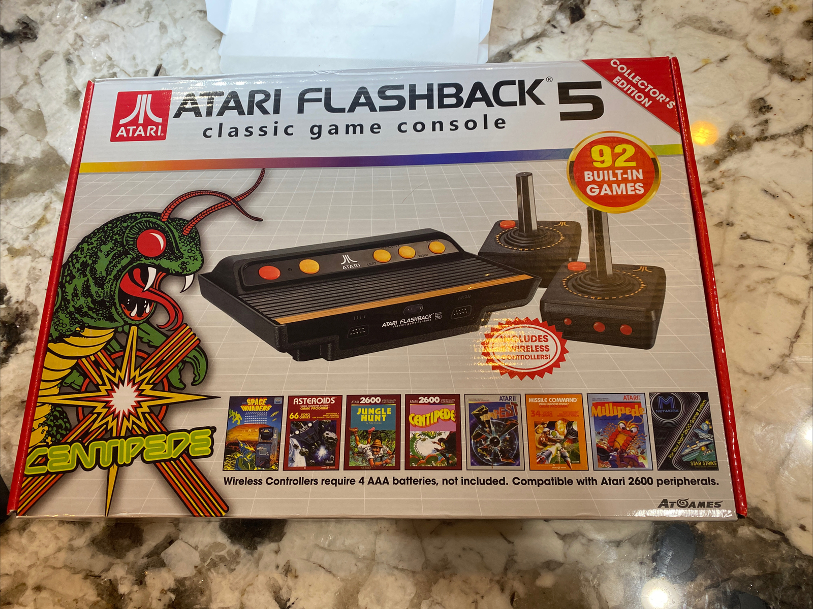 Atari Flashback 5 Collectors Edition Classic Game Console Complete In Box