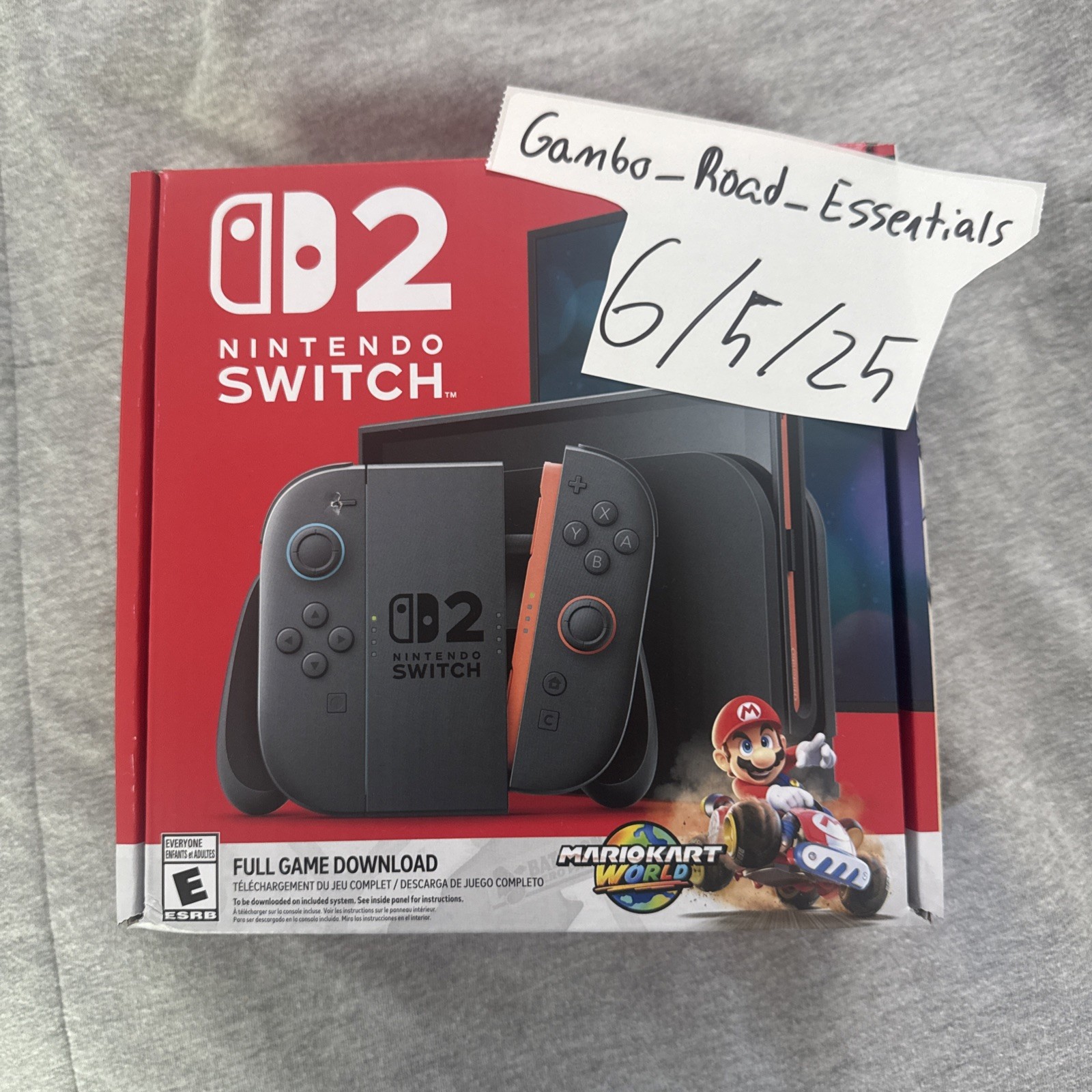Nintendo Switch 2 Console + Mario Kart World Bundle IN HAND SHIPS TODAY