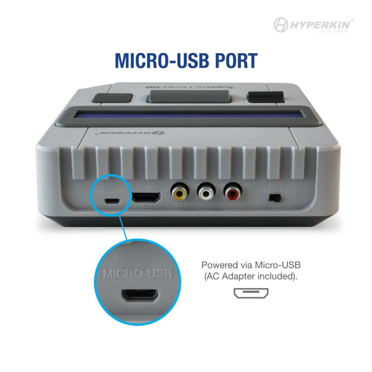 SupaRetroN HD Gaming Console for Original Classic SNES Nintendo/ Super Famicom