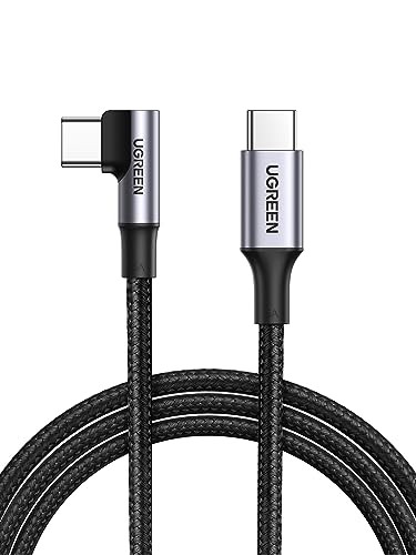 UGREEN USB CL-Shaped Cable PD 100W L-Shaped Type-C 5A Fast Charging Nylon
