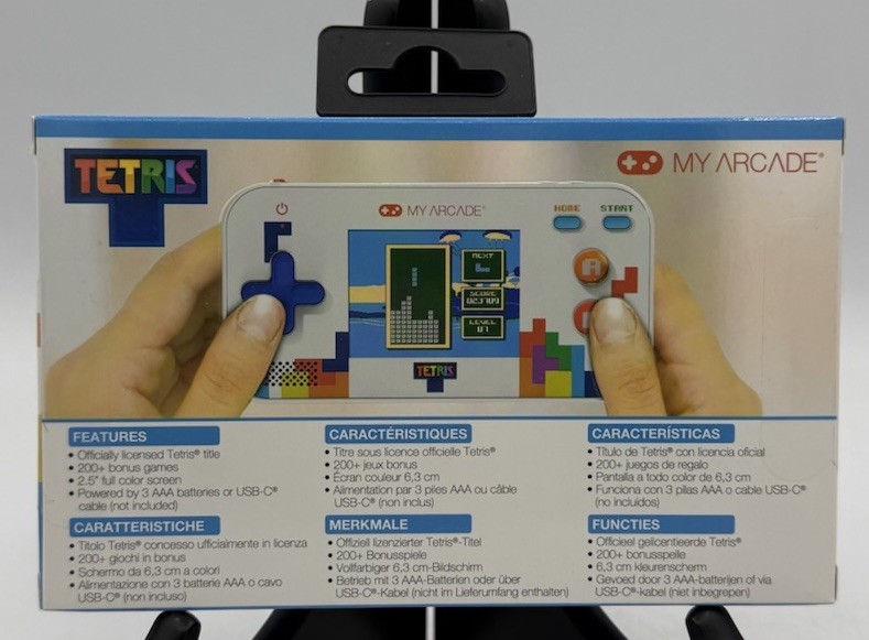 My Arcade Tetris Gamer V Portable Video Game System Handheld 201 Games 2.5″. NEW