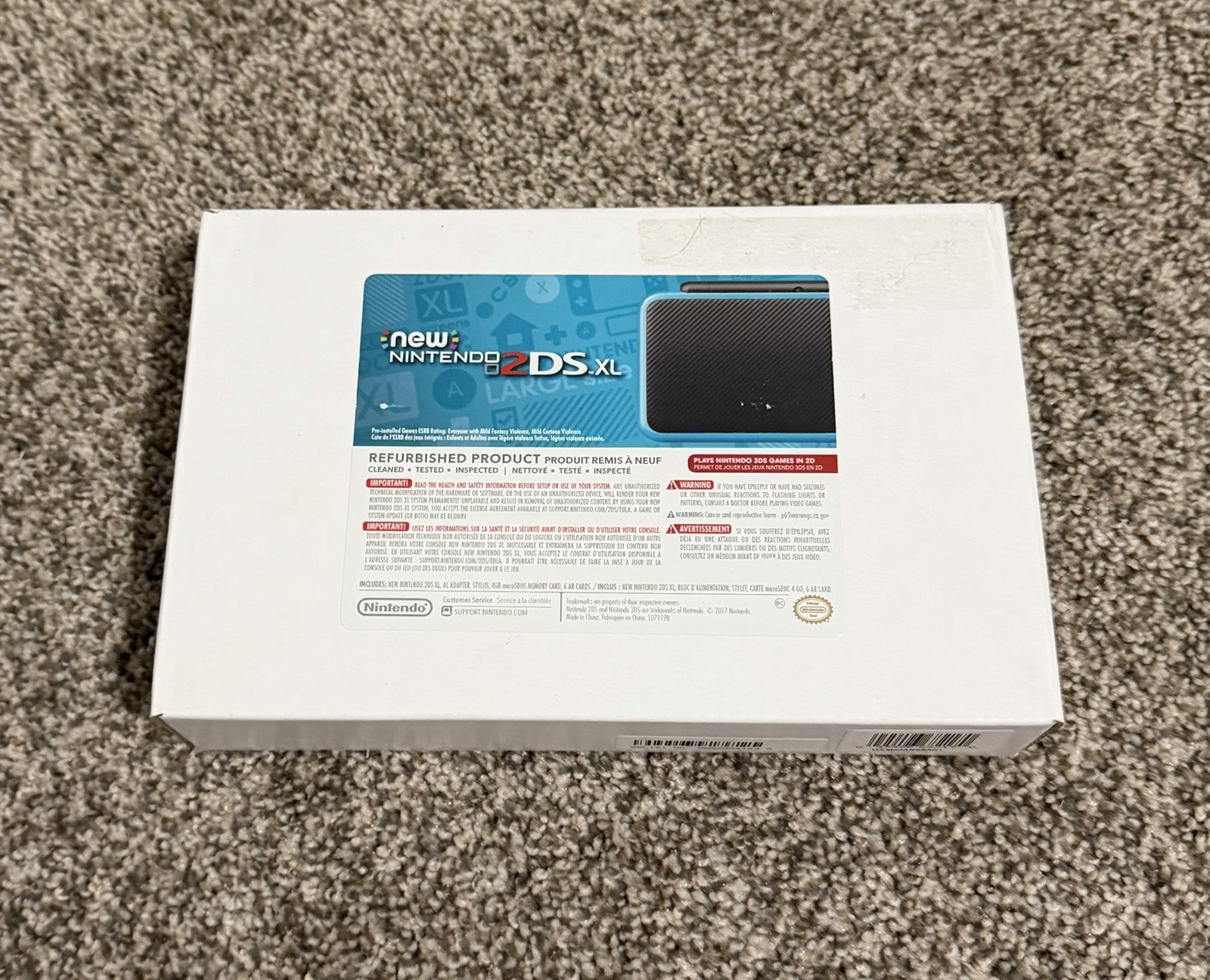 Nintendo New 2DS XL Console – Black/Turquoise – Excellent Condition 🔥