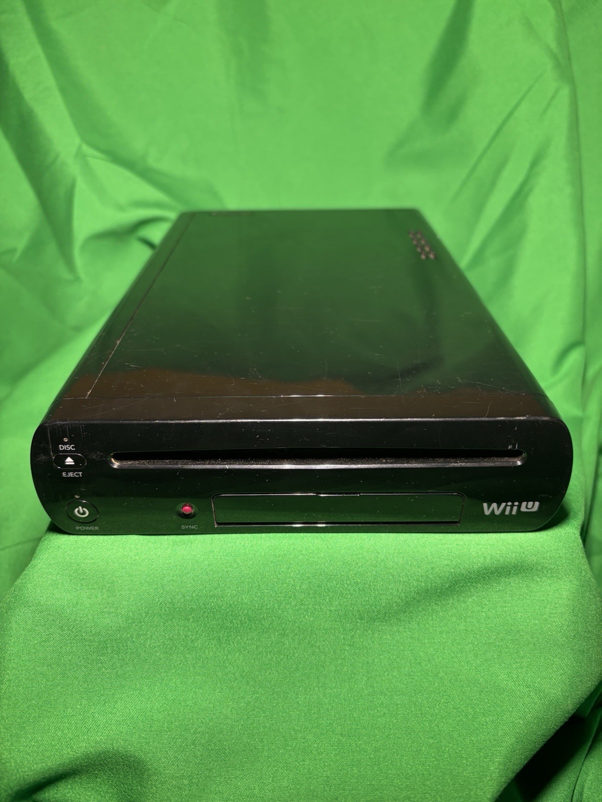 Nintendo Wii U Black Model: WUP-101 (02) 32GB Console For Parts Or Repair