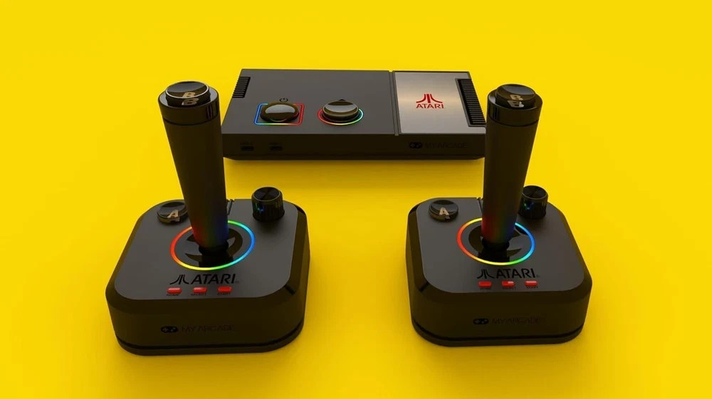 Atari Game Station Pro: Retro Video Game Console with 200+ Games, Wireless Jo…