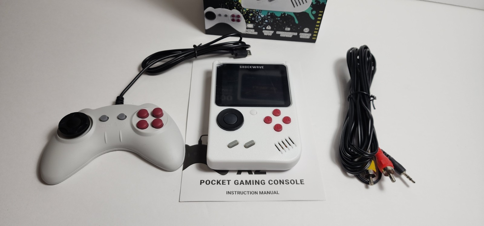 A2 Pocket Gaming Console with 200 Classic Games- OPEN BOX.