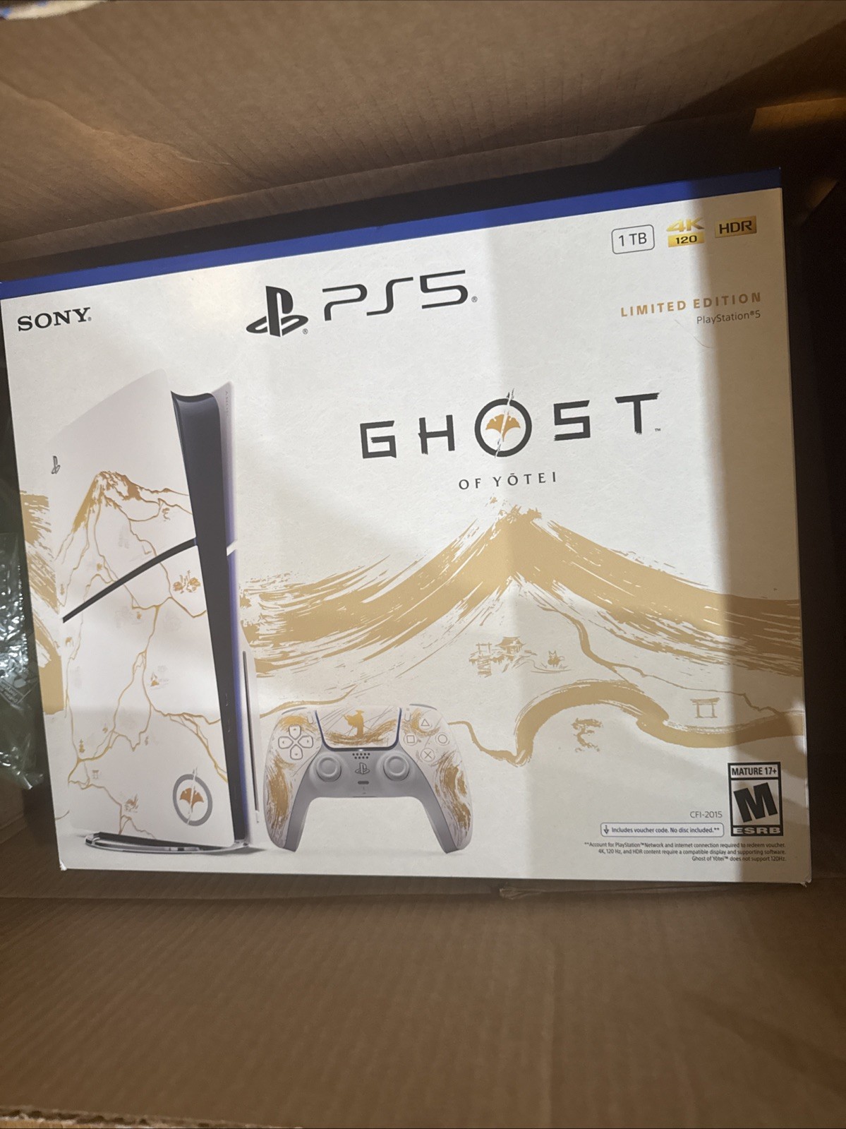 PlayStation 5 Console Ghost of Yotei Gold Limited Edition Bundle (slim) IN HAND