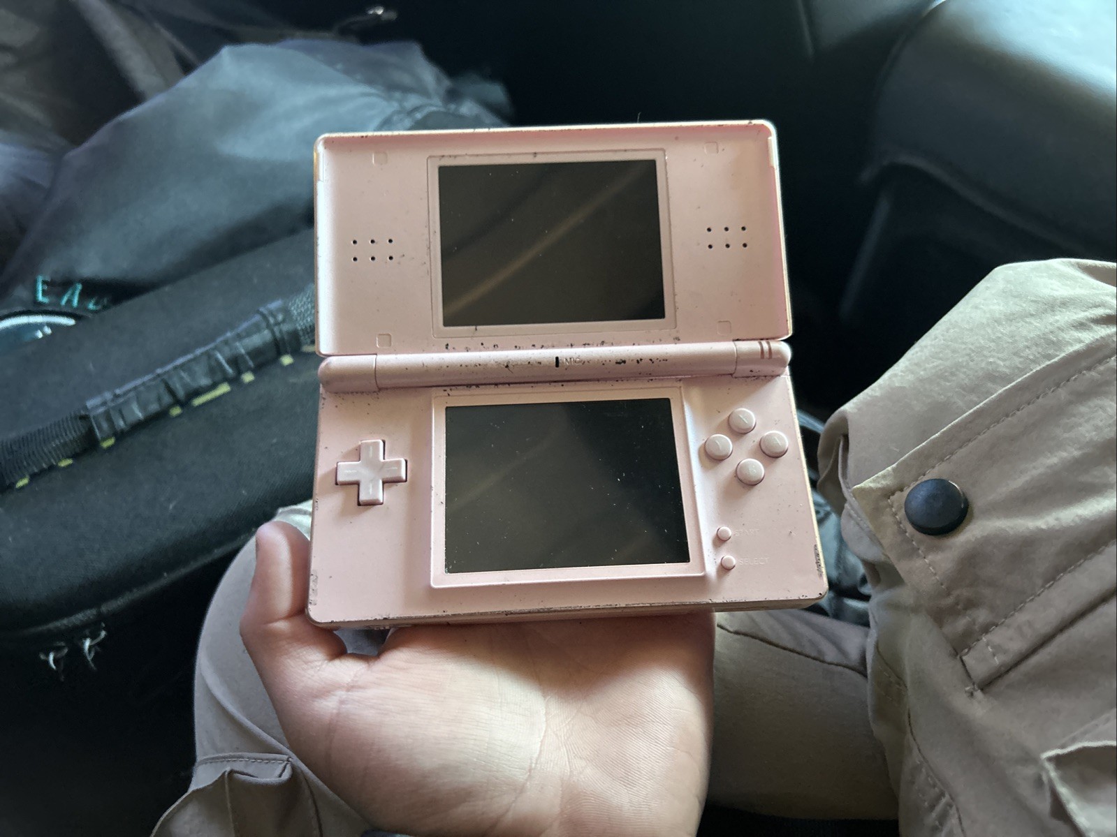 Nintendo DS Handheld System Pink – Good Condition – Stylus and Charger Included