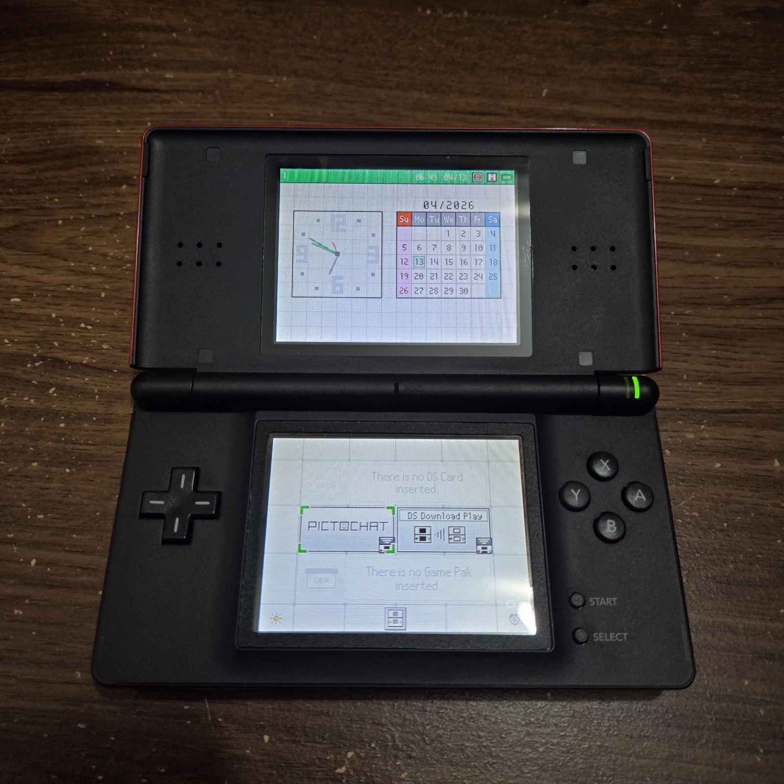 Nintendo DS Lite (Crimson Red) with Case & Charger (USED, STILL WORKS)