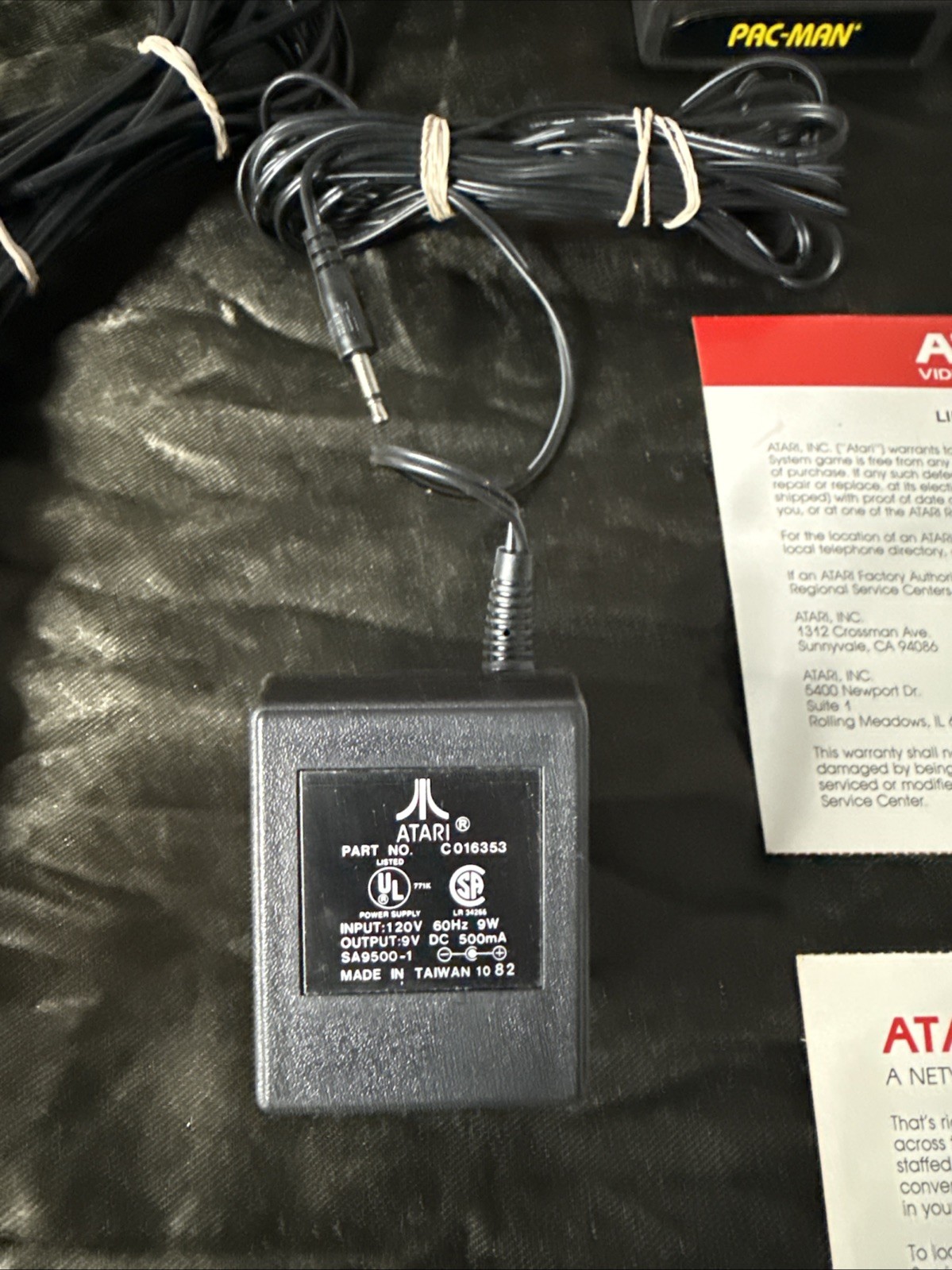 Atari 2600 Darth Vader Console Boxed + Controllers Cables 2 Games – Great – Read