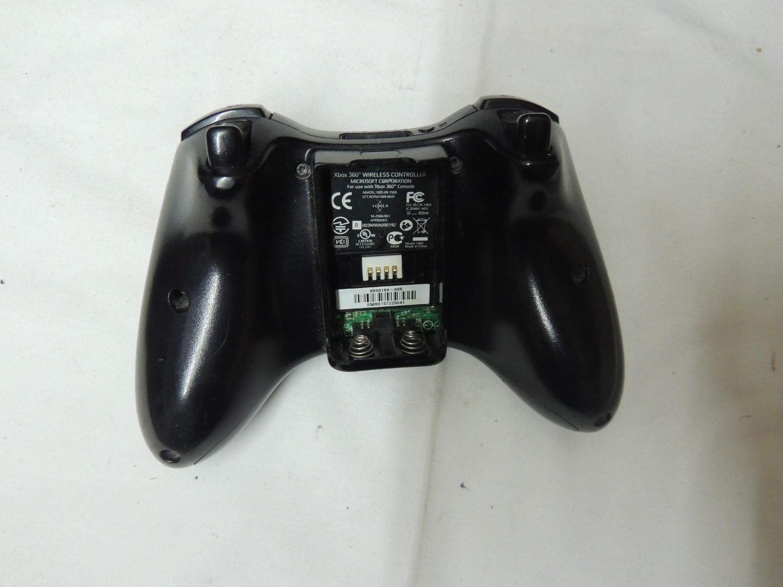 Microsoft Xbox 360 S Console – Black w controller NO power adapter #6