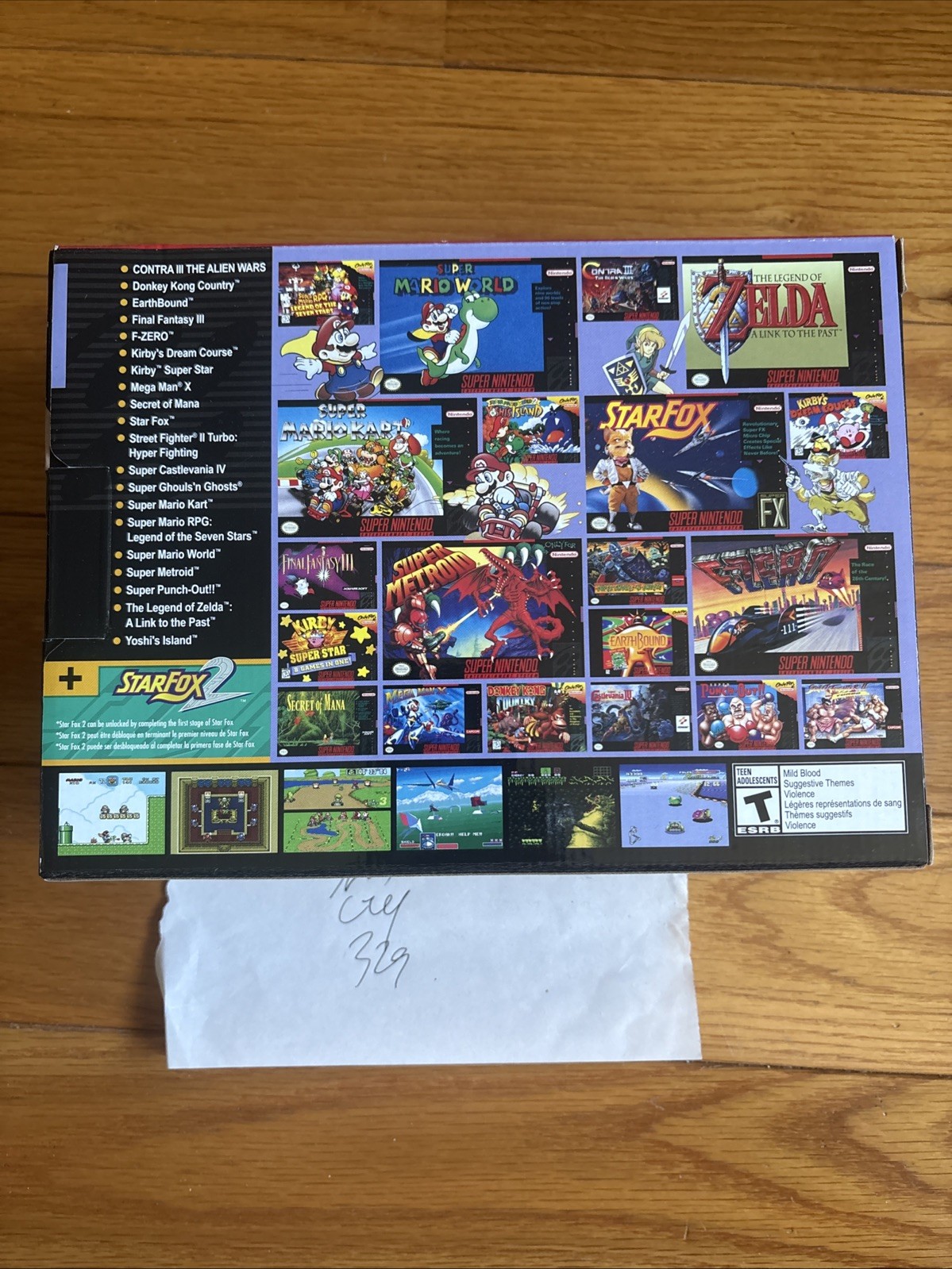 Authentic SNES Super Nintendo Classic Mini Super Entertainment System 21 Games