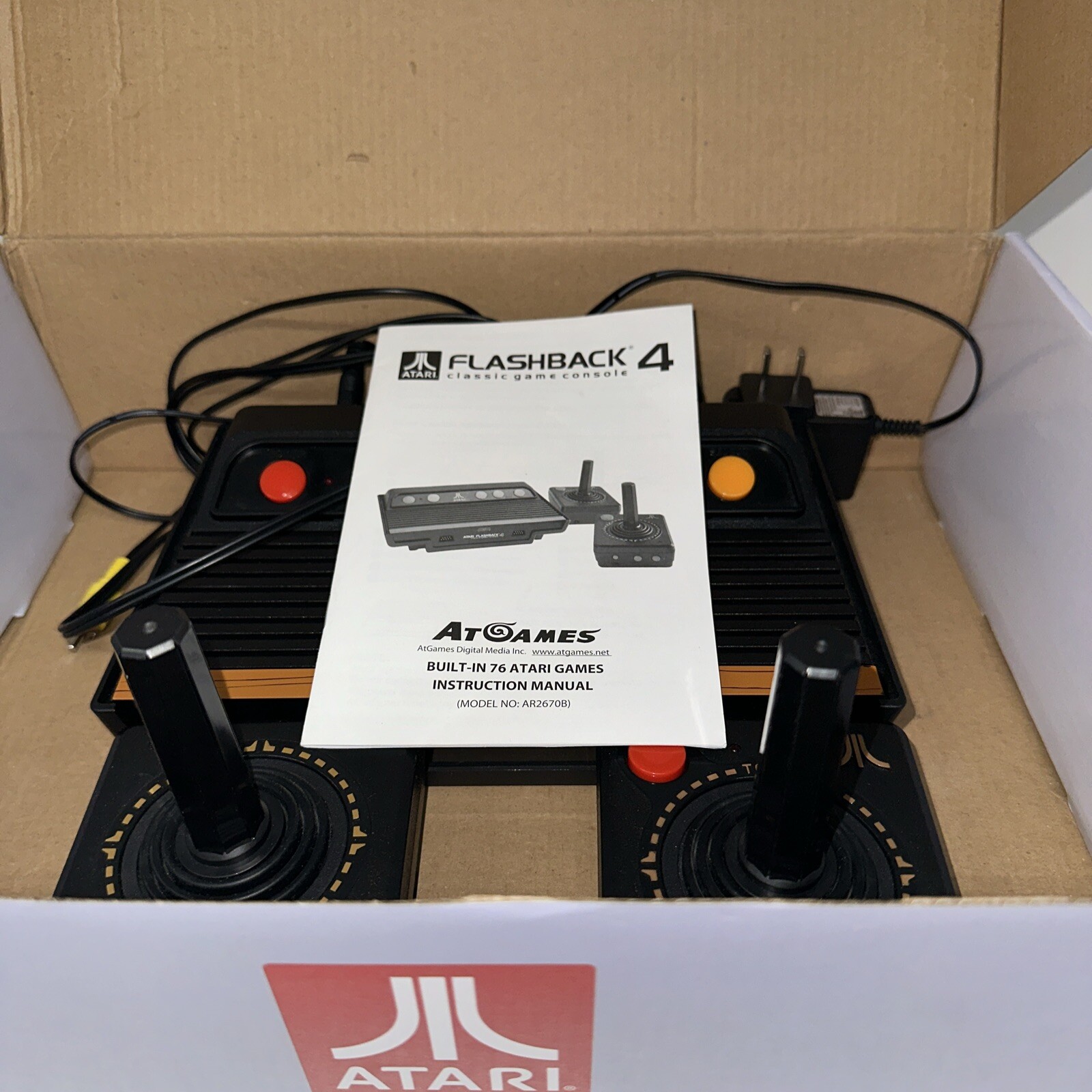 ATARI Flashback 4 Classic Video Game Console 76 Built-in Games w/ Millipede