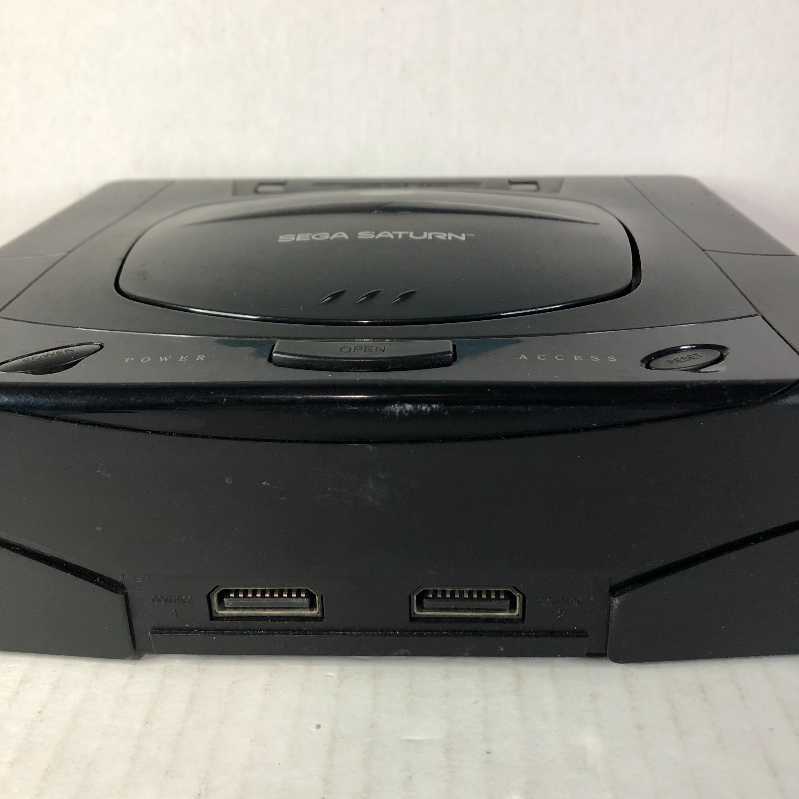 Sega Saturn MK-80000 Console, Control, Game FOR PARTS OR REPAIR Reads Some Disc