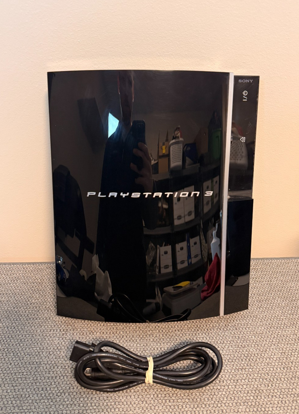 Sony PlayStation 3 PS3 Fat 80GB CECHK01 Console (PS1/PS3) FF7 (PS1) Installed!