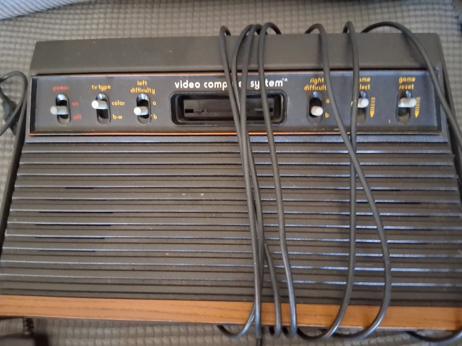 Atari CX2600 ‘Heavy Sixer’ Six Switch Console Taiwan Rare W/ Controllers & Manu