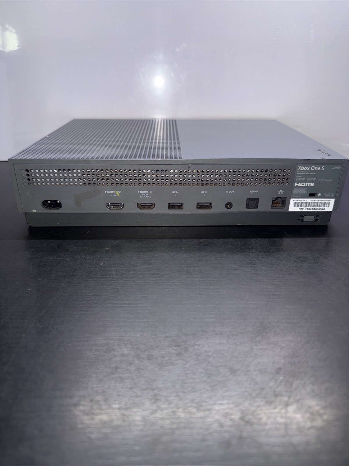 •Read First•Microsoft Xbox One S 500GB Console – Storm Gray Free Shipping