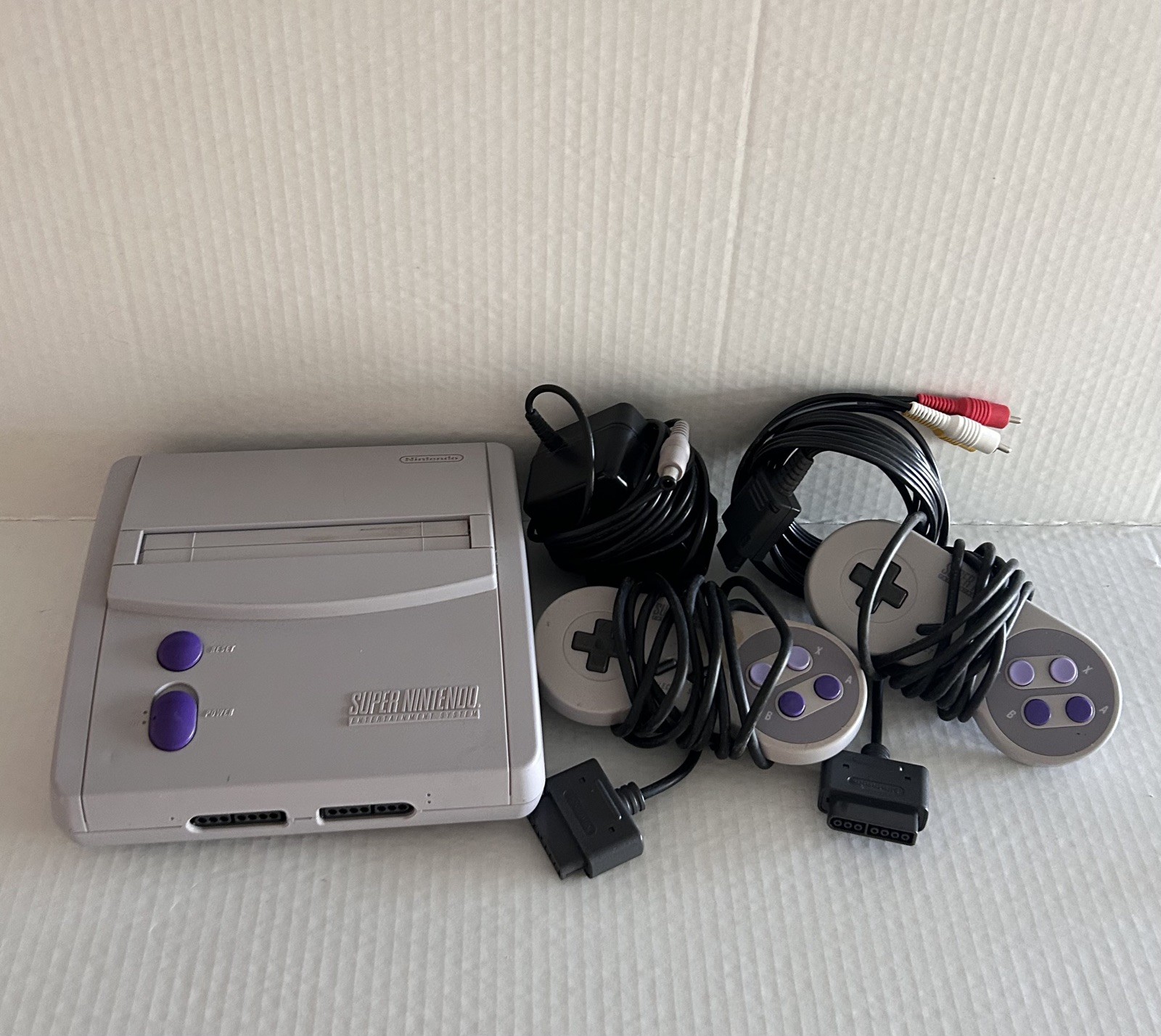 Super Nintendo System SNES Jr. Junior Console SNS 101 Works 1991 Tested Works
