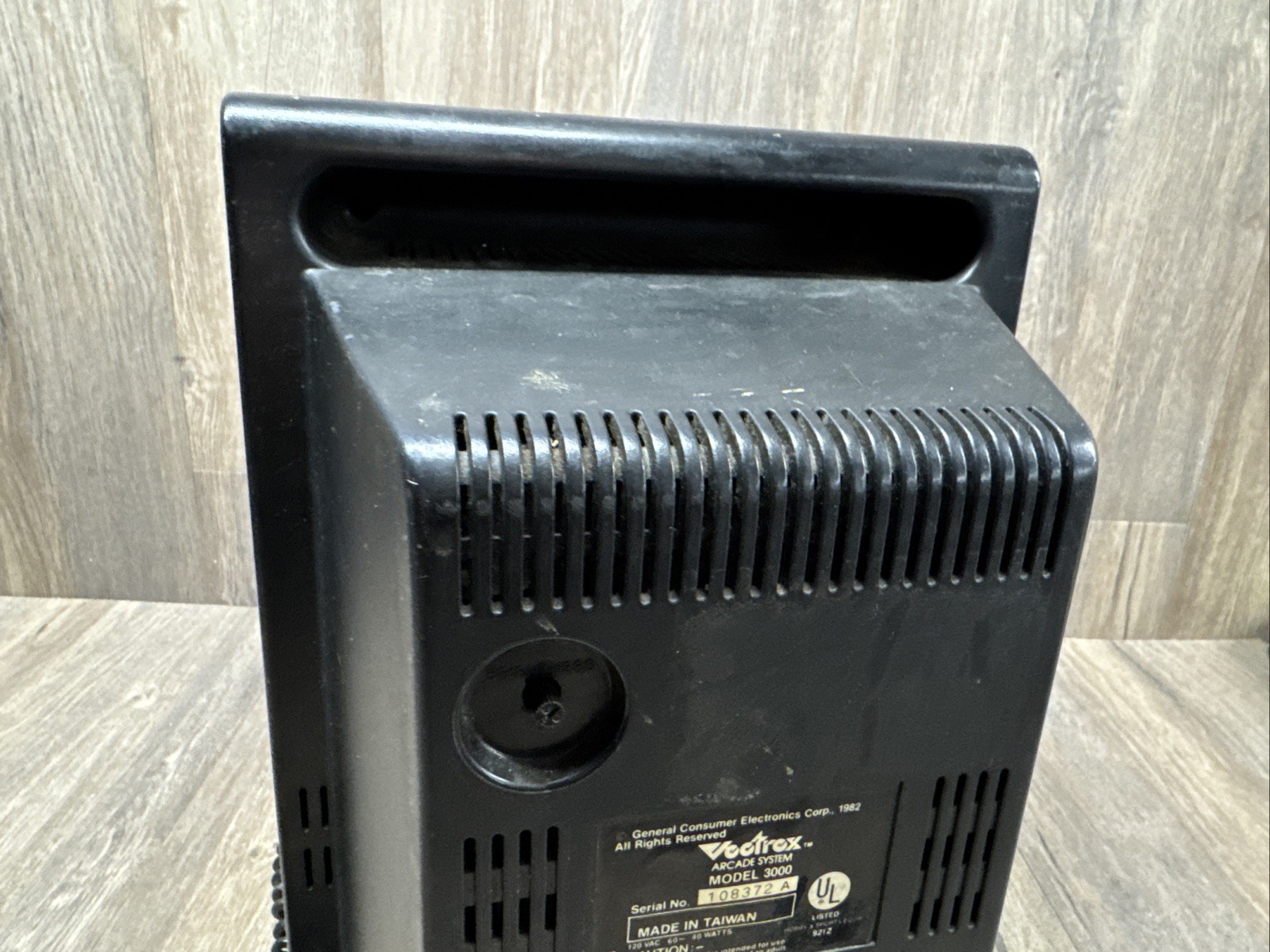 Vectrex 3000 Arcade System Console w/Controller and Game – READ