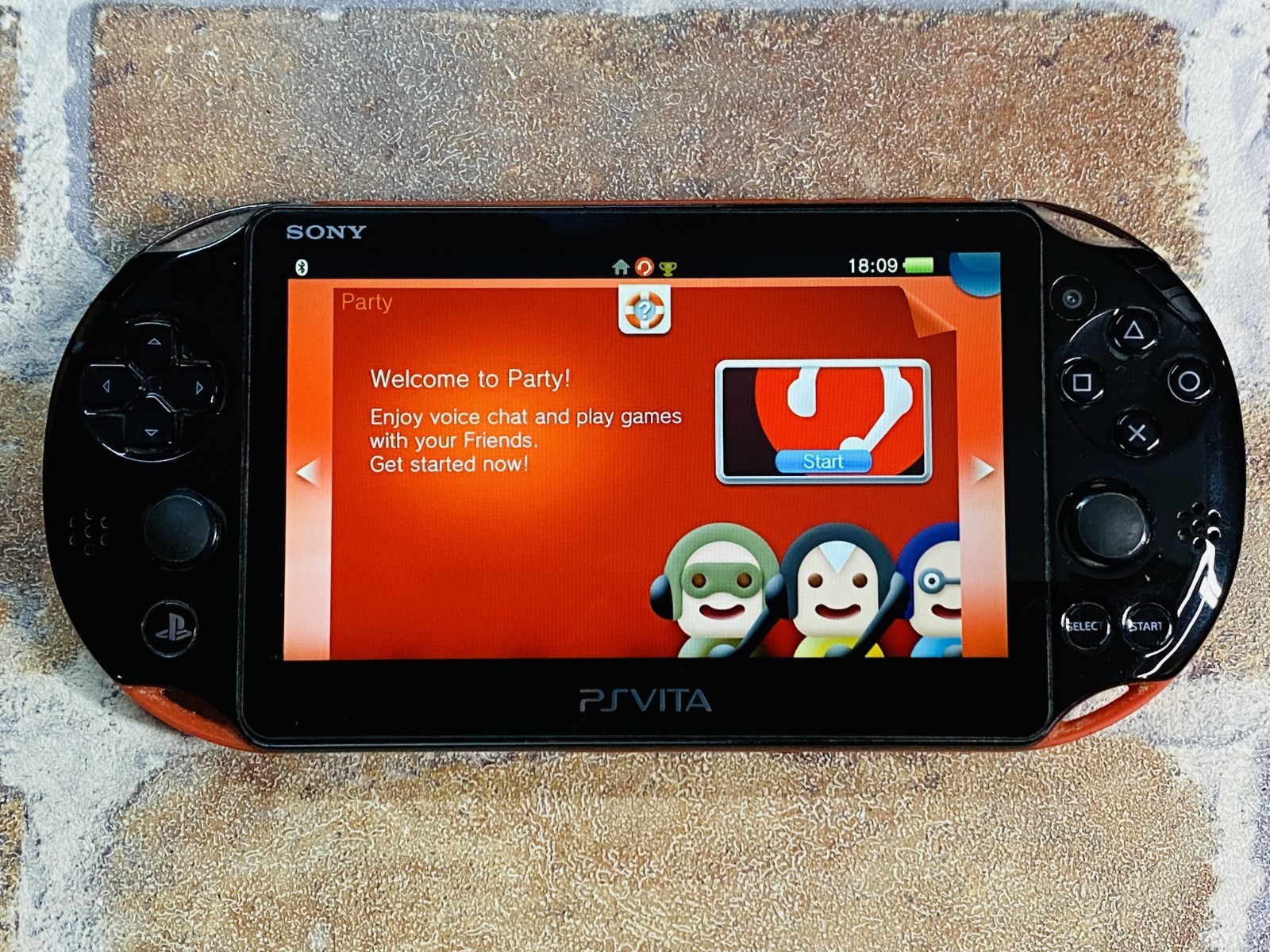 PS Vita Red Black PCH 2000 SONY PlayStation Japan 8GB Memory Charger Tested EX P
