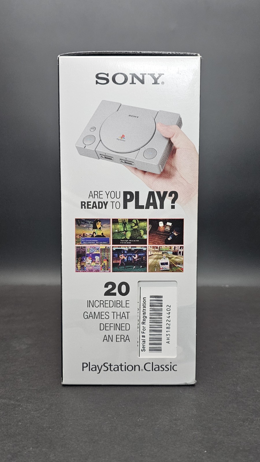 Sony PlayStation Classic Microconsole with 20 Preloaded Classic Games