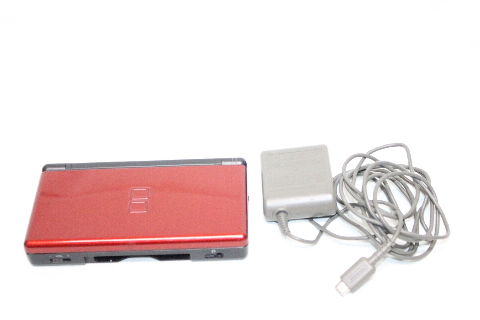Nintendo DS Lite Red Handheld System Console With Charger