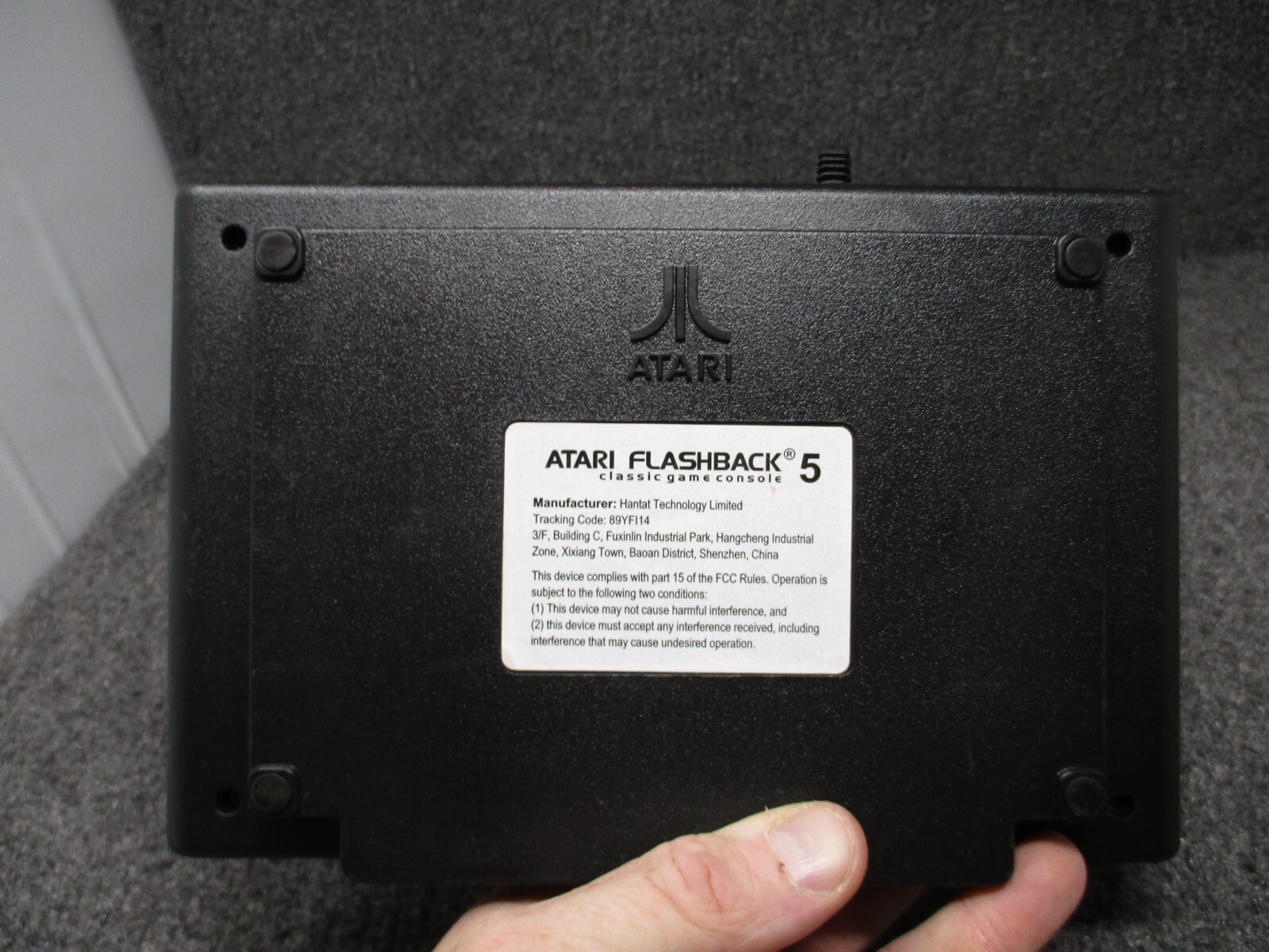 Atari Black Flashback 5 Retro Home Classic Game Console w/AV Cable