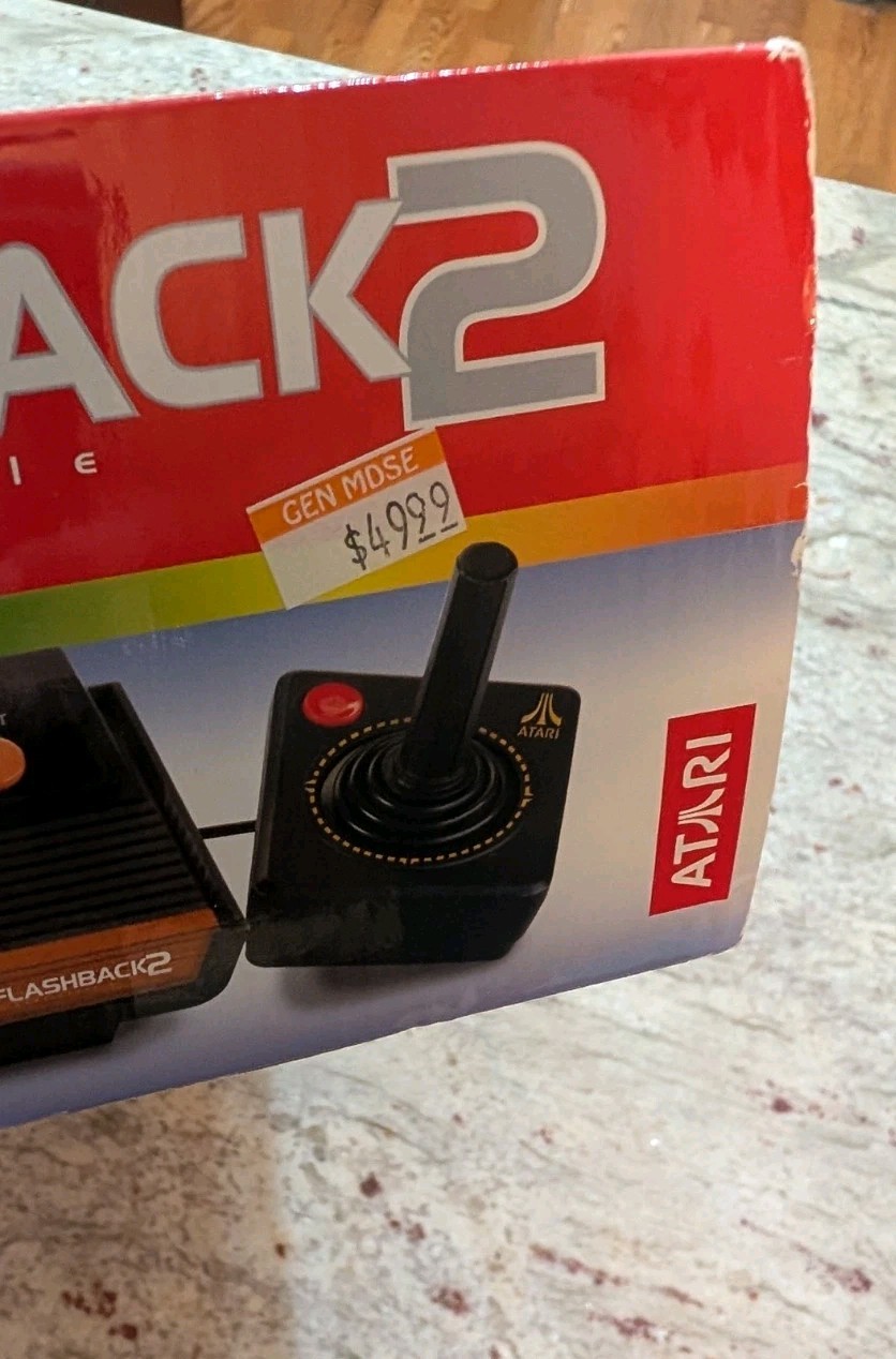 Atari Classic Game Console Flashback 2 Unused 40 Games Original 2005 Gift