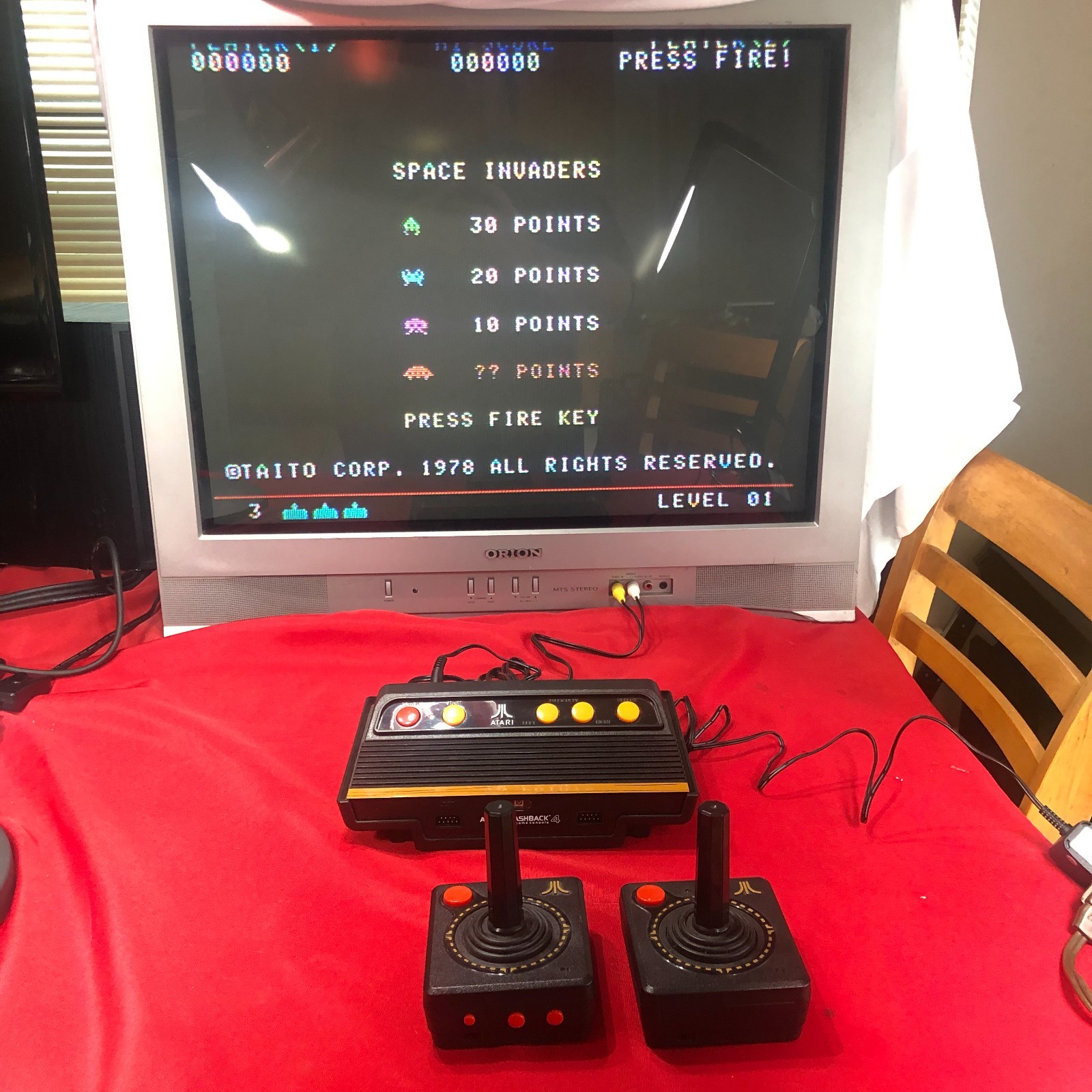 Atari Flashback 4 game console 75 games 2 controllers – VIDEO OF IT WORKING!