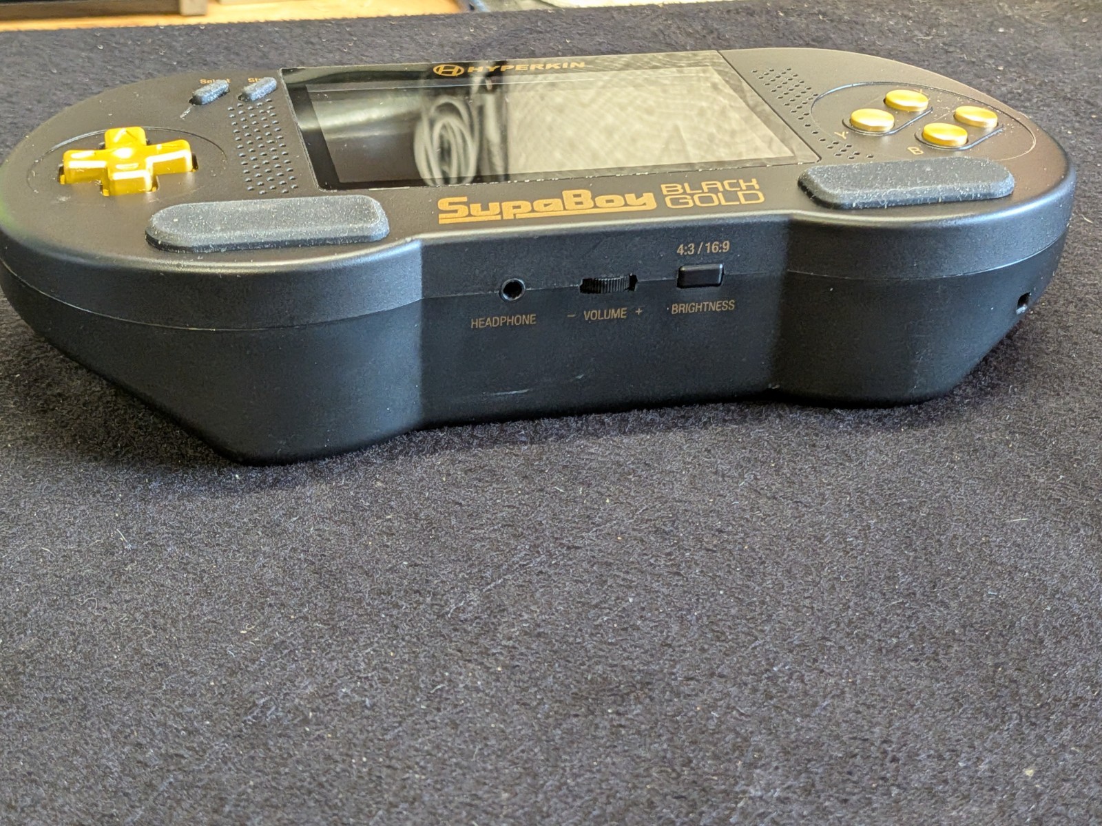 Hyperkin SupaBoy Portable Pocket BlackGold Console