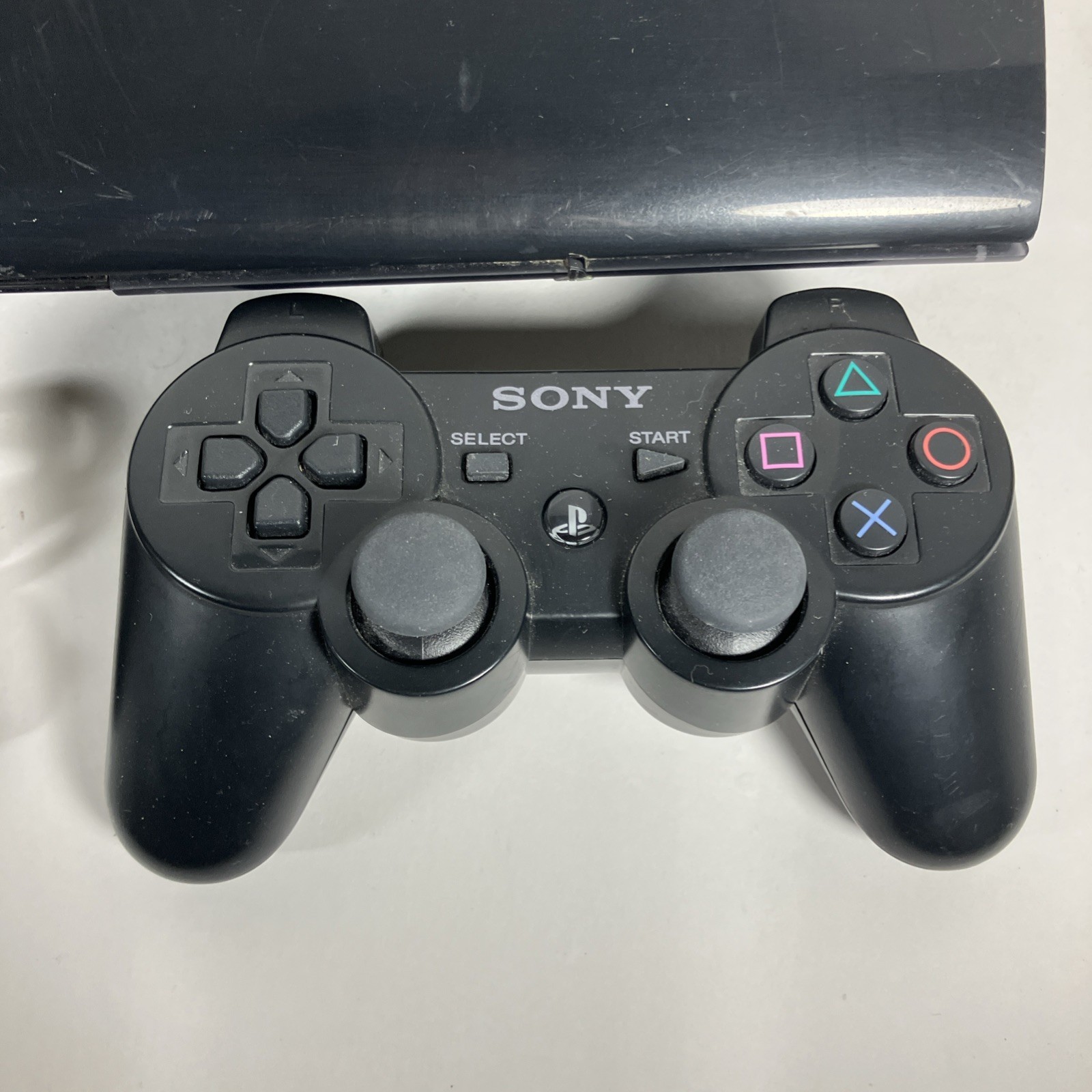 Sony PS3 Super Slim Console DualShock Controller Cables Cech-4201b WORKS